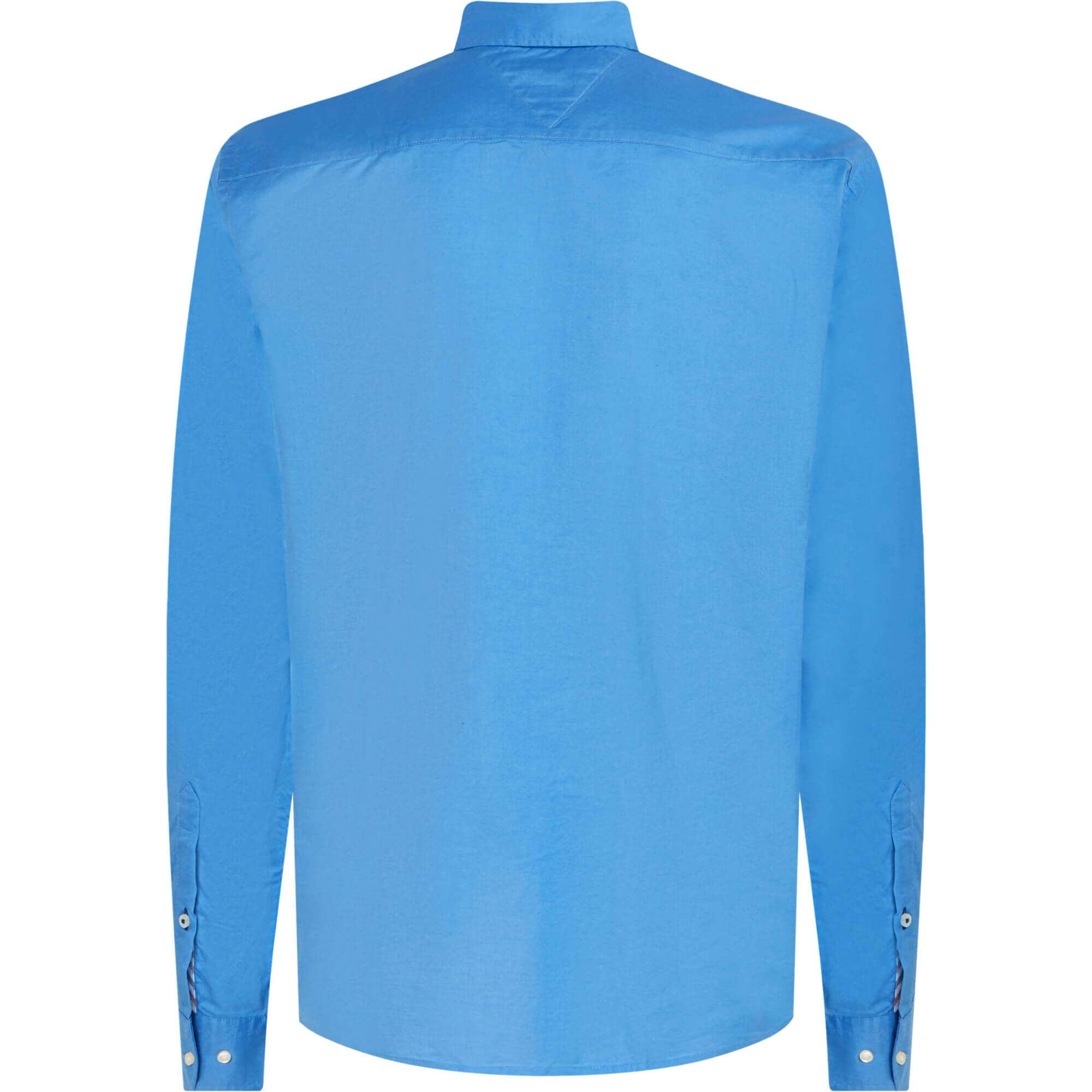 Camisas Tommy Hilfiger Hombre Flex Poplin Rf Shirt S/S · Azul marino Azul · imagen 3