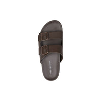 Thumbnail for FM0FM04085GT6 Chancla tommy elevated leather buckle sandal - Medina Menswear®