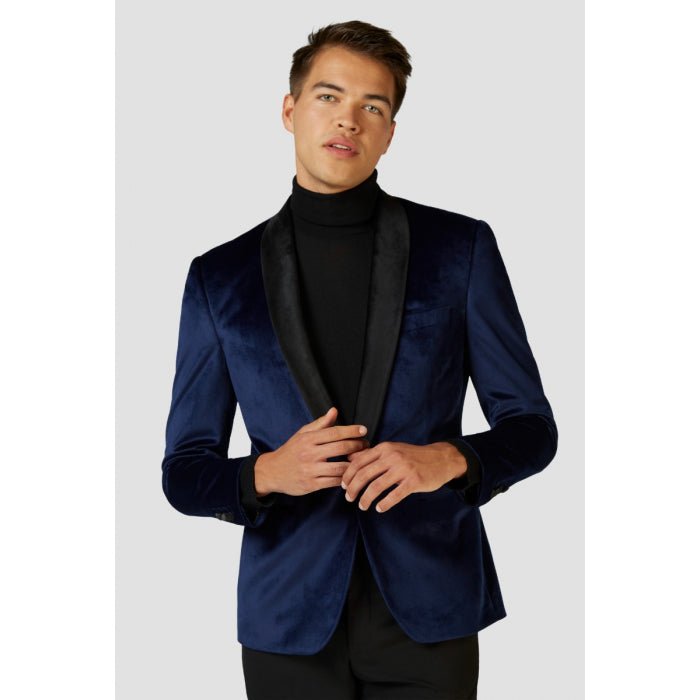 ODJM-0018 Americana oppo suits dinner jacket - deep blue - Medina Menswear®
