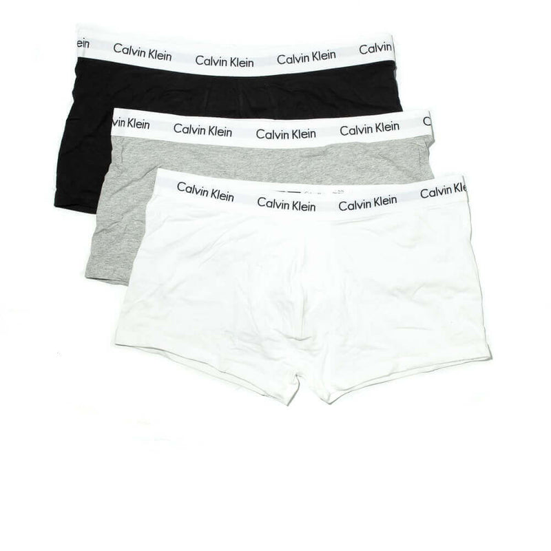 Pack 3 Boxer Calvin Klein · Negro Gris Blanco
