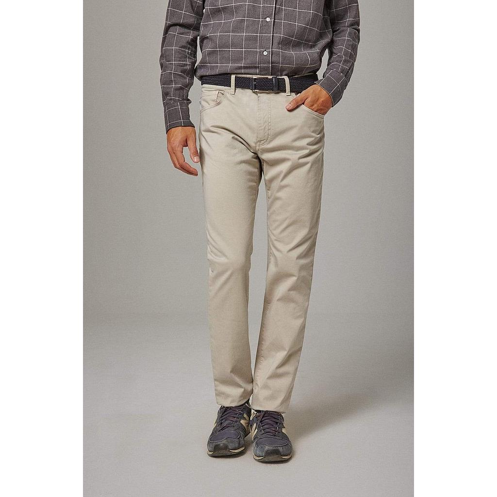Pantalon the brubaker the 5 pocket beige seimeira - Medina Menswear®