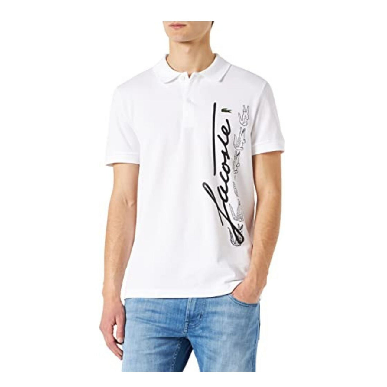 PH2087001 Polos lacoste ph2087 - short sleeved ribbed collar shirt - Medina Menswear®