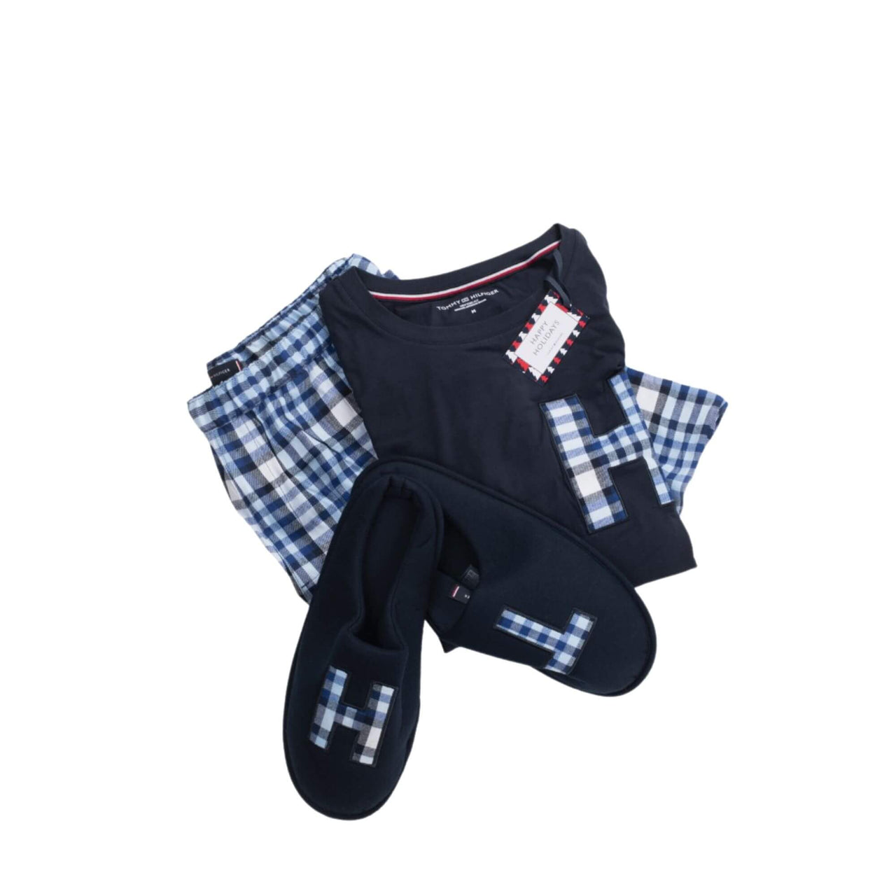 Pijamas Tommy Hilfiger Hombre + De Casa Ls Pant Flannel Slipper Set - Medina Menswear®